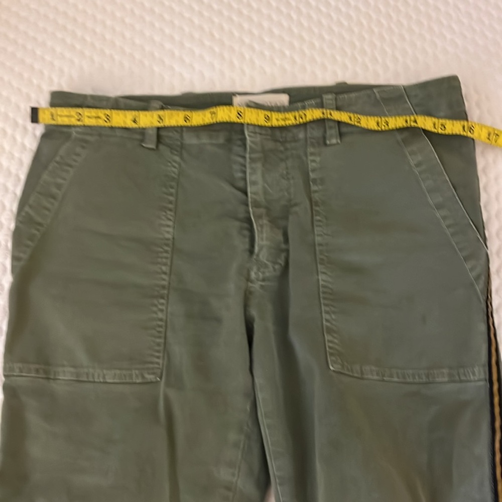 Nili Lotan Olive Green Pants with Side Stripe - Picture 7 of 10